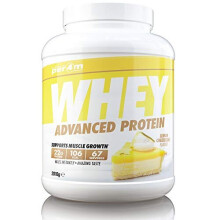 per4m Whey Advanced Protein Powder, 67 Servings of Delicious Muscle Building Protein, Lemon Cheesecake, 2010g