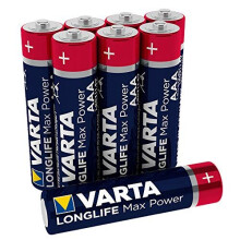 VARTA Longlife Max Power AAA Micro LR03 Alkaline Batteries (8-pack) - Made in Germany - ideal for toys and everyday devices