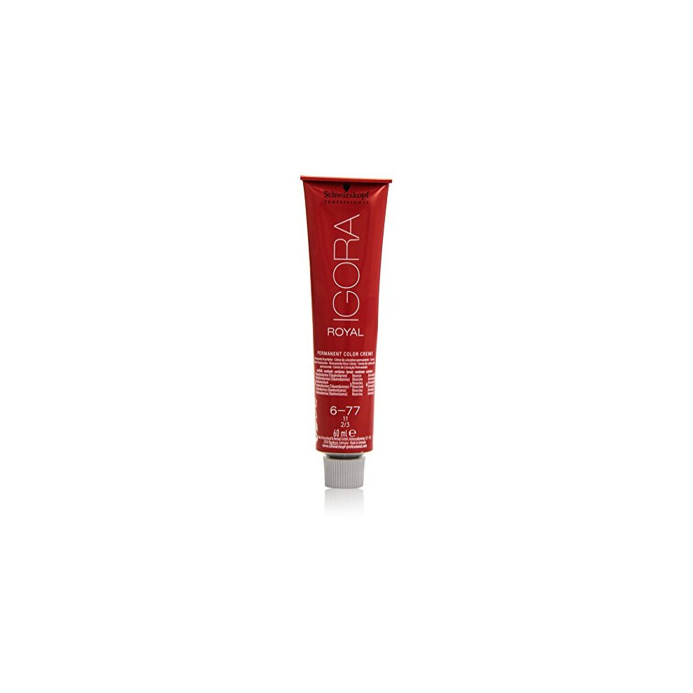 Schwarzkopf Igora Royal Permanent Hair Colour Number 6-77 60Ml
