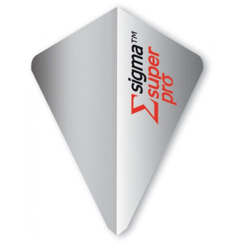 Unicorn Unicorn Dart Sigma.100 Super Pro Shape Micron Optimized Dart Flight - Sølv 2