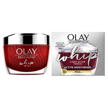 Olay Regenerist Whip Light as Air Anti-Ageing Moisturiser for Firmer Skin with SPF30, Hyaluronic Acid, 50 ml