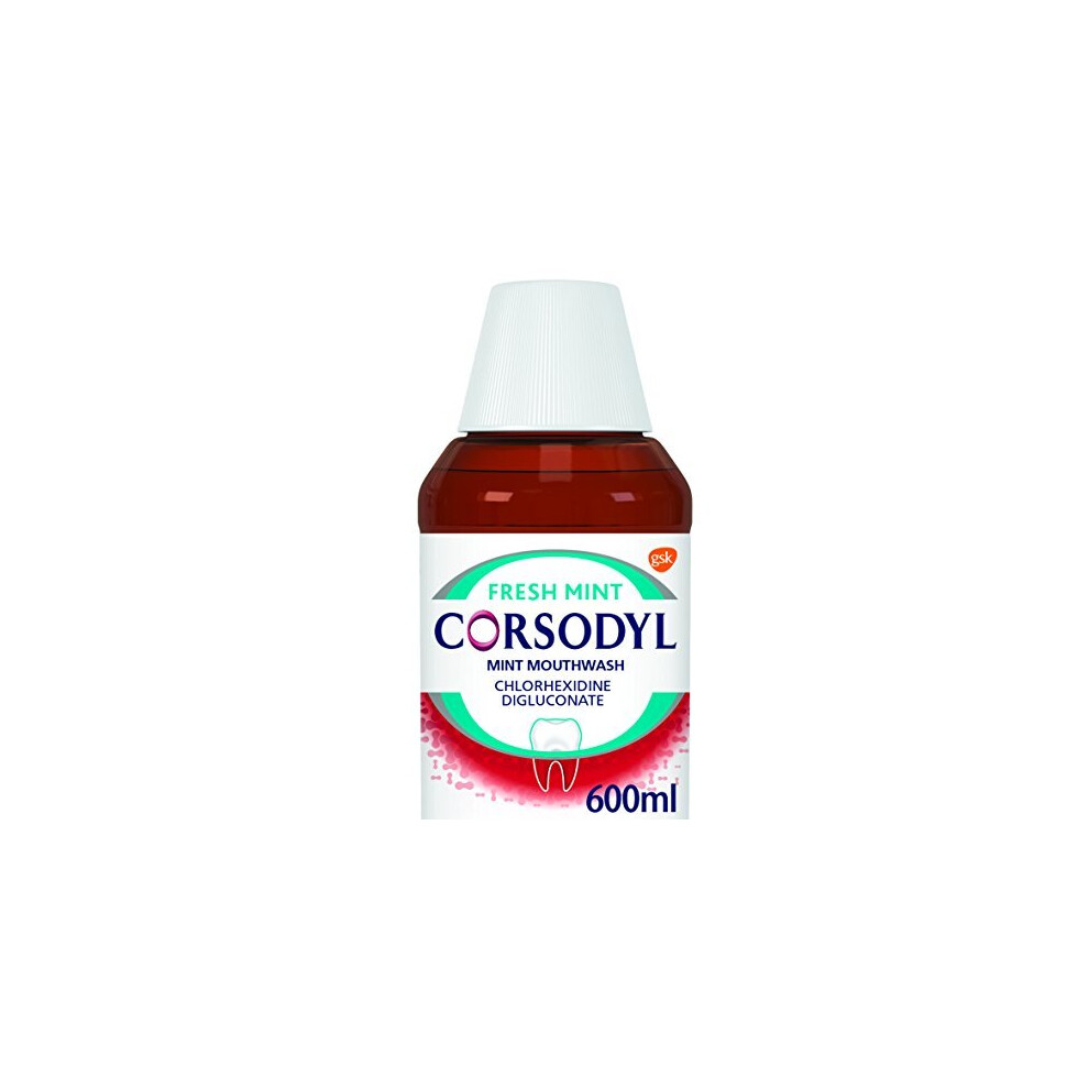 Corsodyl Mouthwash Mint 600Ml