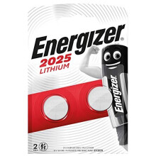 Energizer CR2025 Lithium Coin Batteries, Pack of 2