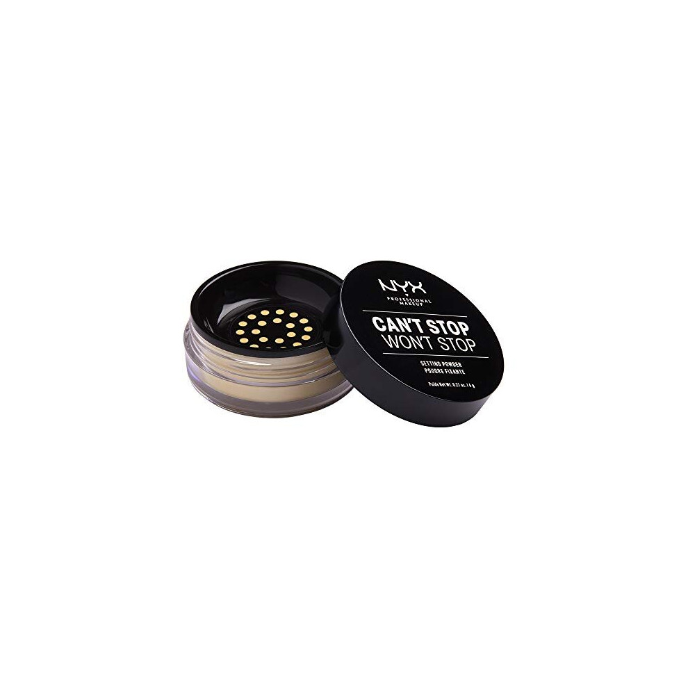 NYX Can't Stop Won't Stop Setting Powder 6g - Banana