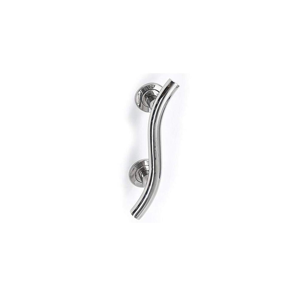 NRS Healthcare SPA Stainless Steel Curved Grab Rail