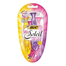 BIC Miss Soleil Colour Collection Lady Razors - Pack of 4