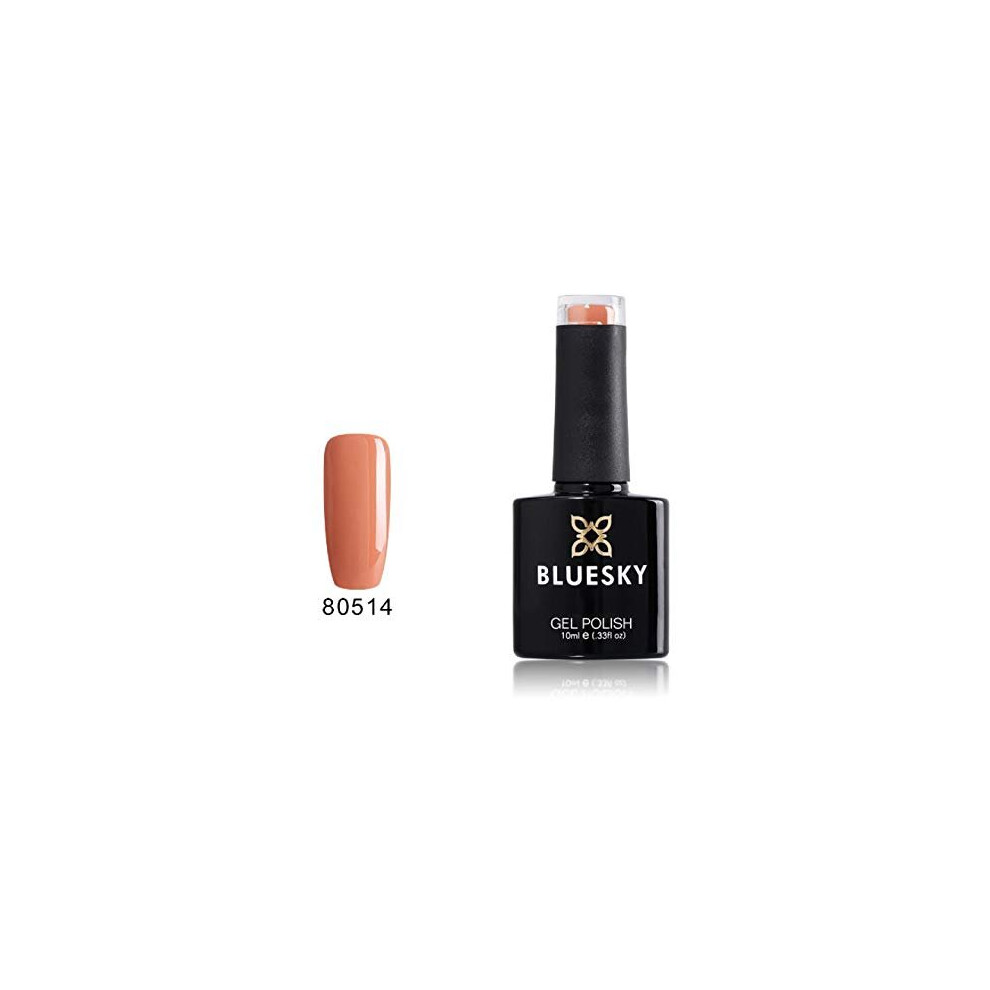 Bluesky Gel Nail Polish, Cocoa, 80514, Nude, 10 ml (Requires Curing Under UV/LED Lamp)