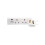 Pro Elec Καλώδιο επέκτασης δικτύου 2 γωνιών με USB, 1m, λευκό usb 1