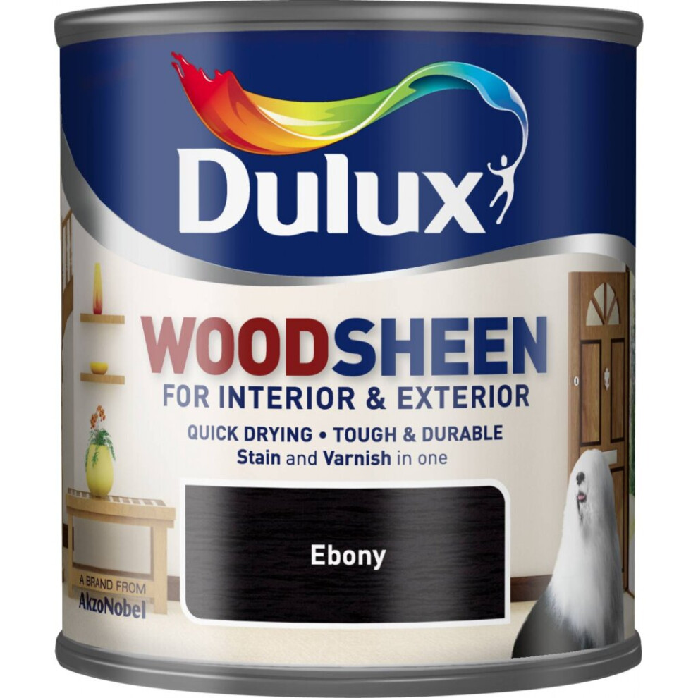 Dulux Woodsheen 250ml Ebony