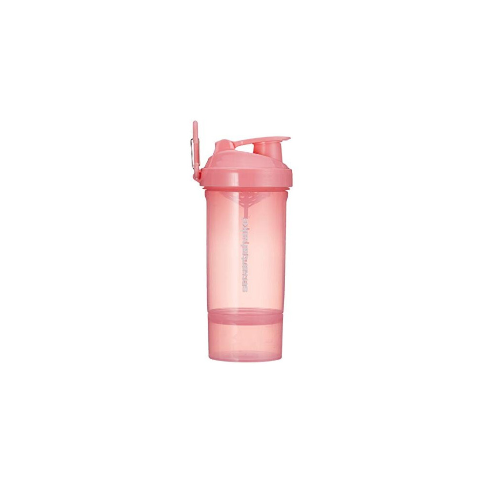 Smartshake Original 2GO ONE Bottle Shaker Cup with 800 ml Capacity, Light Pink-image-OPC-P6FHXV7-NEW