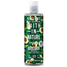 Faith in Nature Natural Aguacate Shampoo Nurishing Vegan & Cruelty Free sin SLS ni parabenos para todos los tipos de cabello 400ml
