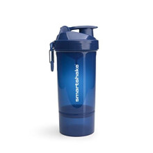 Smartshake Original 2GO ONE Bottle Shaker Cup with 800 ml Capacity, Navy Blue