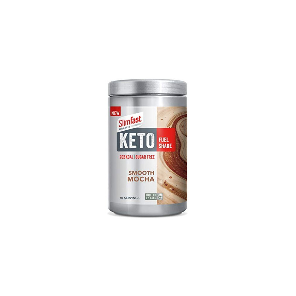 SlimFast Advanced Keto Fuel Shake Smooth Mocha, 350 g