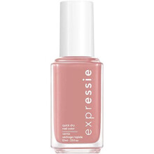 essie Expressie Nail Polish Quick Dry Formula, No Base Coat and Top Coat Needed, Vegan, Angled Brush,Pink Nude Nail Varnish 10 Second Hand First Love