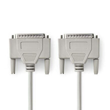 Nedis CCGP52100IV20 RS232 Cable | D-Sub 25-pin Male - D-Sub 25-pin Male | 2.0 m | Ivory