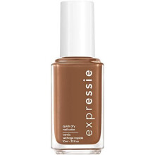 essie Expressie Nail Polish Quick Dry Formula, No Base Coat and Top Coat Needed, Vegan, Angled Brush, Caramel Brown Nail Varnish 70 Cold Brew Crew