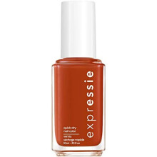 essie Expressie Nail Polish Quick Dry Formula, No Base Coat and Top Coat Needed, Vegan, Angled Brush, Red Coral Nail Varnish 180 Bolt and Be Bold