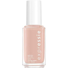 essie Expressie Nail Polish Quick Dry Formula, No Base Coat and Top Coat Needed, Vegan, Angled Brush, Pale Nude Pink Nail Varnish 0 Crop Top N Roll