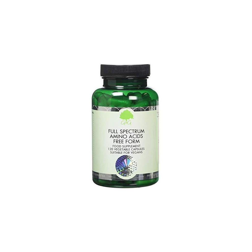 G&G Vitamins Full Spectrum Amino Acids 120 Capsules - Image 3