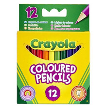 Crayola 3.4112 - Half Length Pencils(Multi-color)