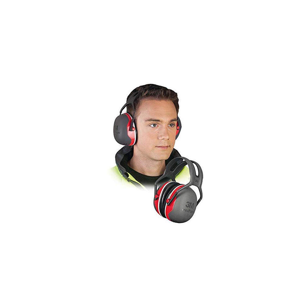 3M Peltor X3a Ear Defenders Headband, Red 4046719695492