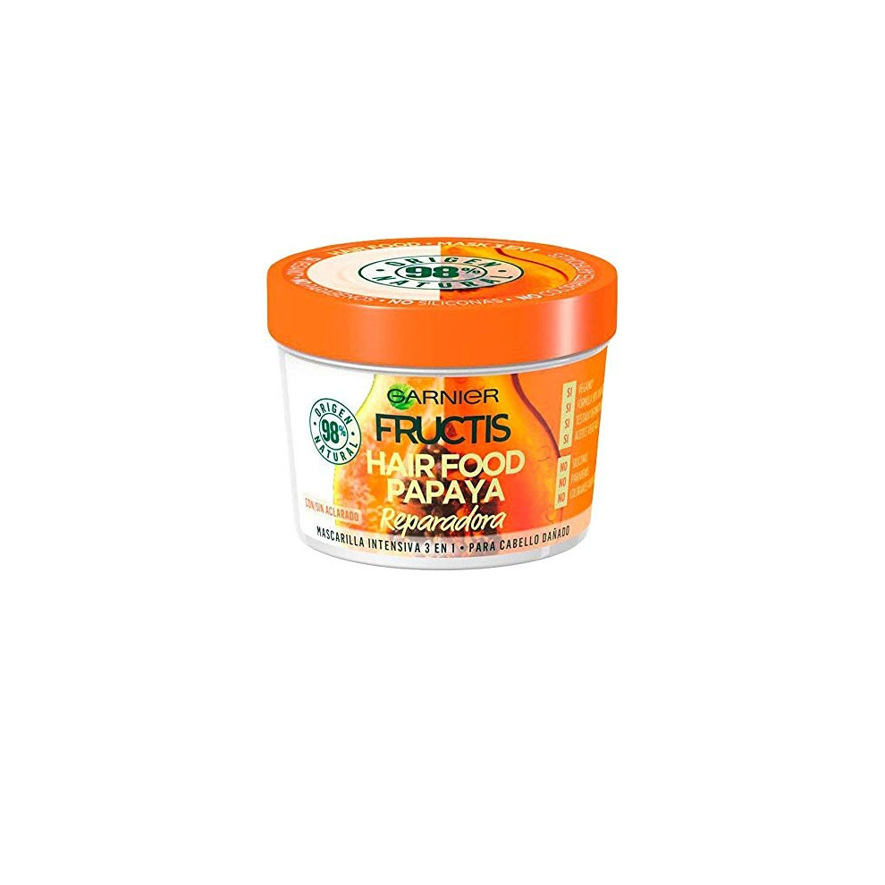 Garnier Fructis Hair Food Papaya Repair Mask For Damaged Hair - 390 Ml