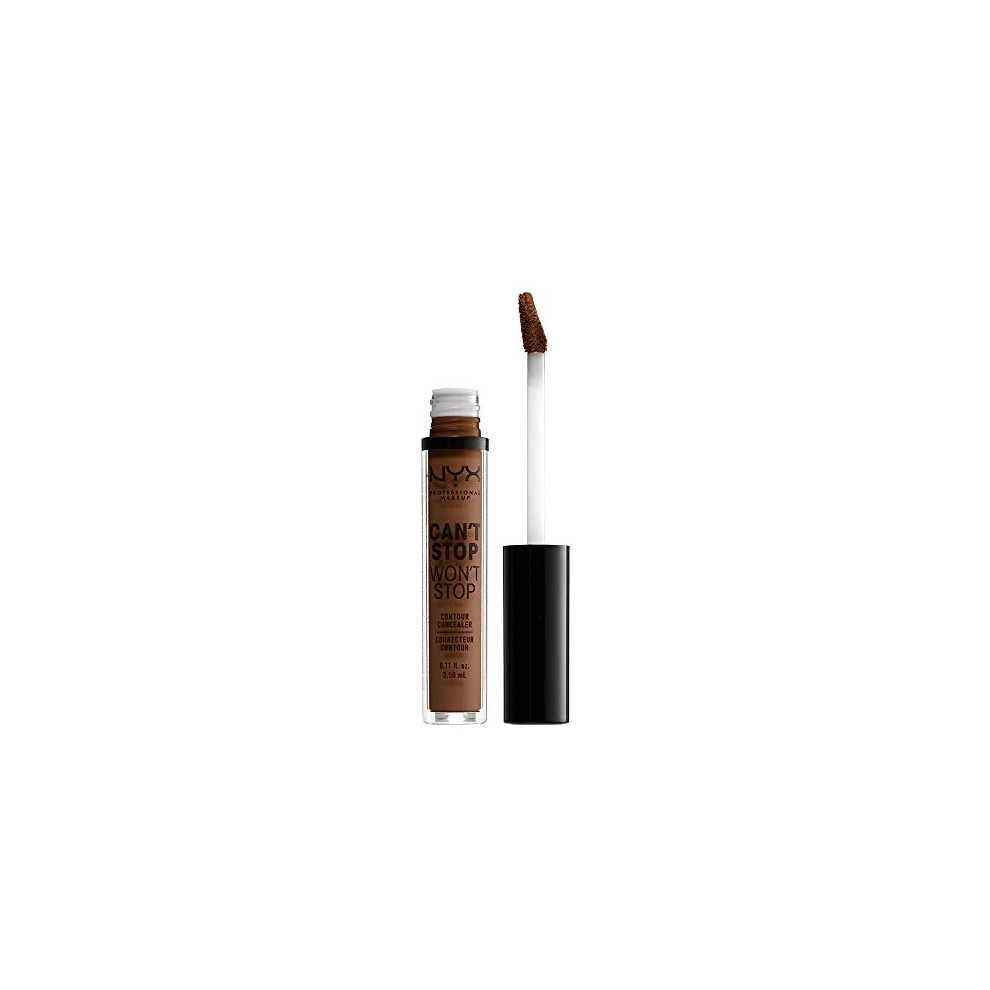 NYX Professional Makeup Can'T Stop Won'T Stop Full Coverage Concealer -Mocha, 0.025 kg