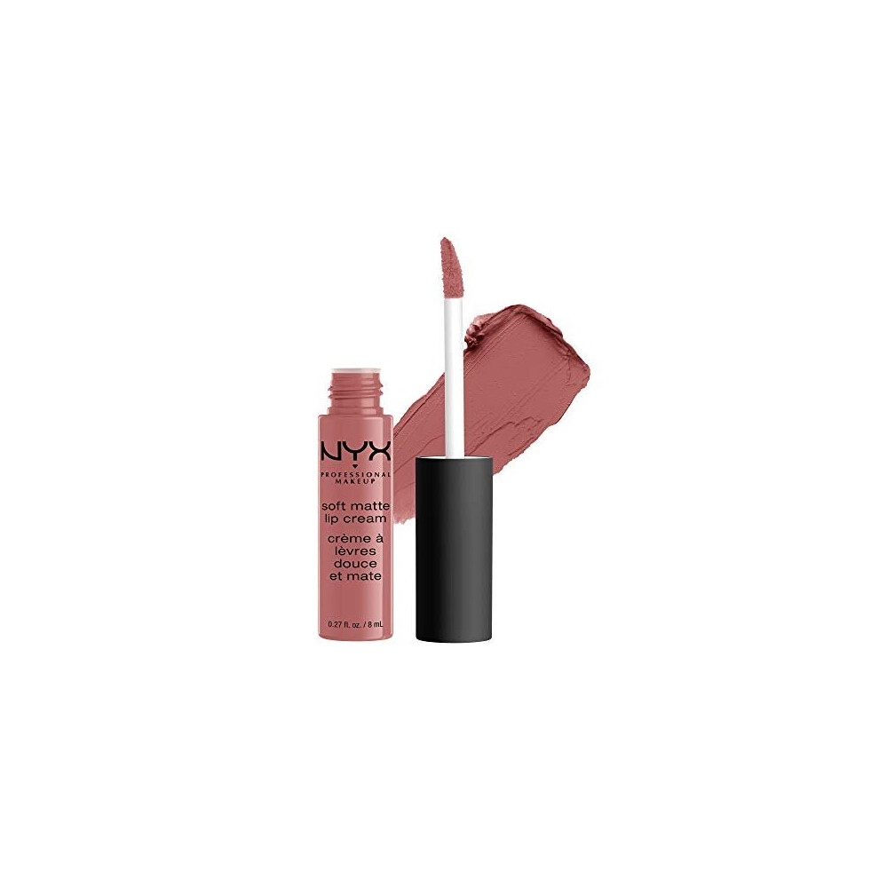 NYX Professional Makeup Soft Matte Lip Cream, Creamy and Matte Finish, Highly Pigmented Colour, Long Lasting, Vegan Formula, Shade: Toulouse