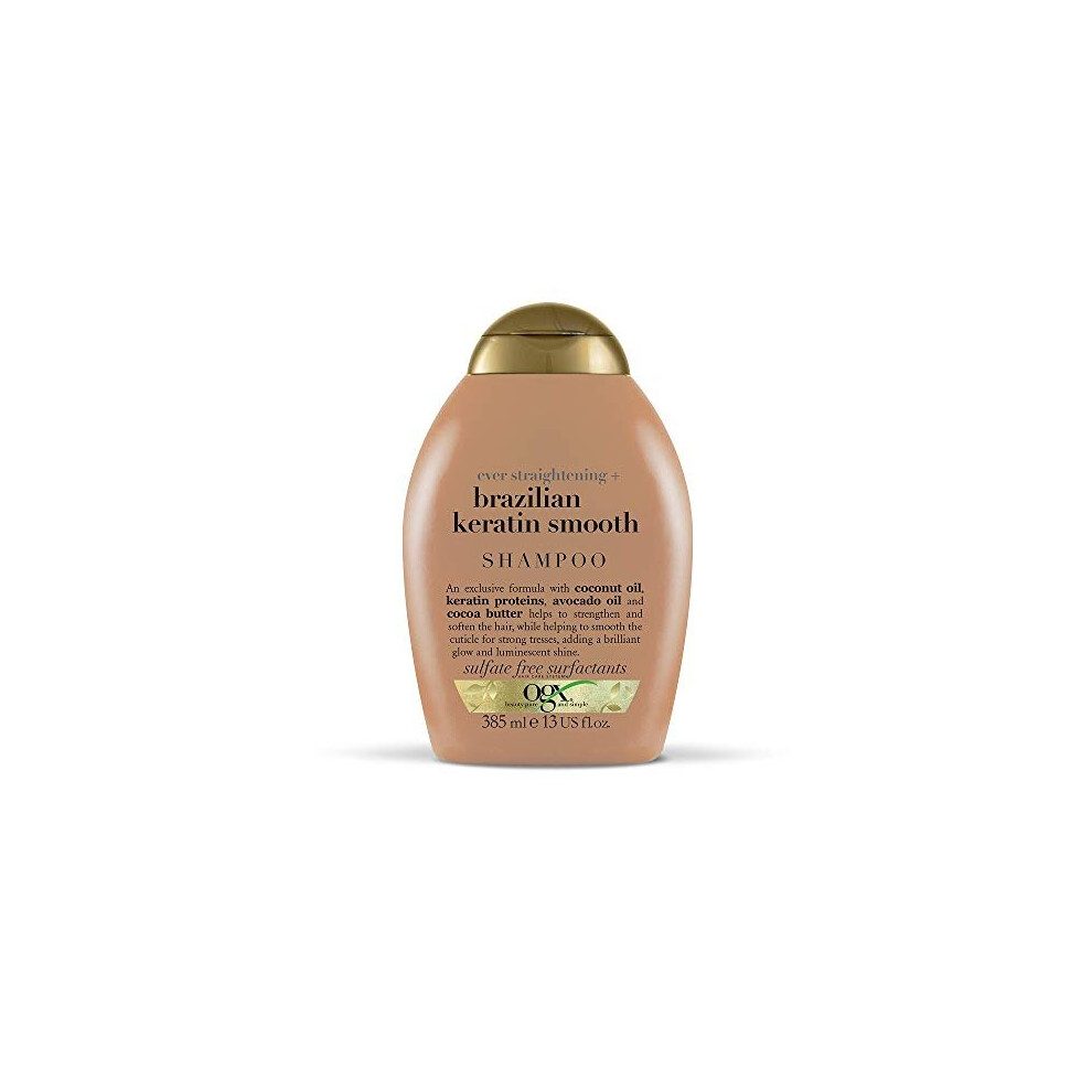 Ogx Ever Straightening + Brazilian Keratin Smooth Shampoo, 385 Ml