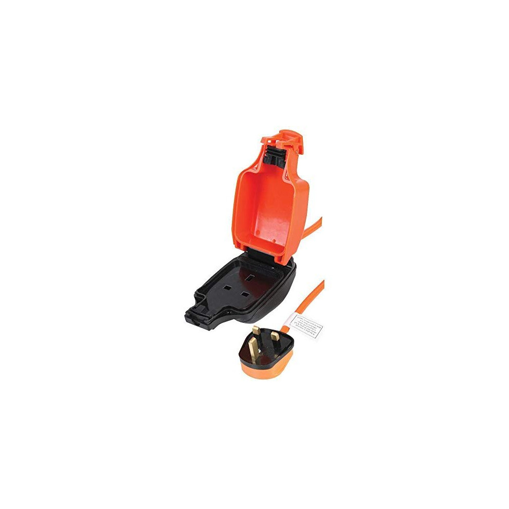 Mains Extension Lead With Outdoor 1-Gang Socket, Ip54, 5M 5051259196223