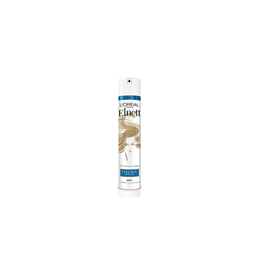 L'orã¢ÂÂÃÂ©Al L'oreal Hairspray By Elnett For Flexible Hold & Shine, 200Ml