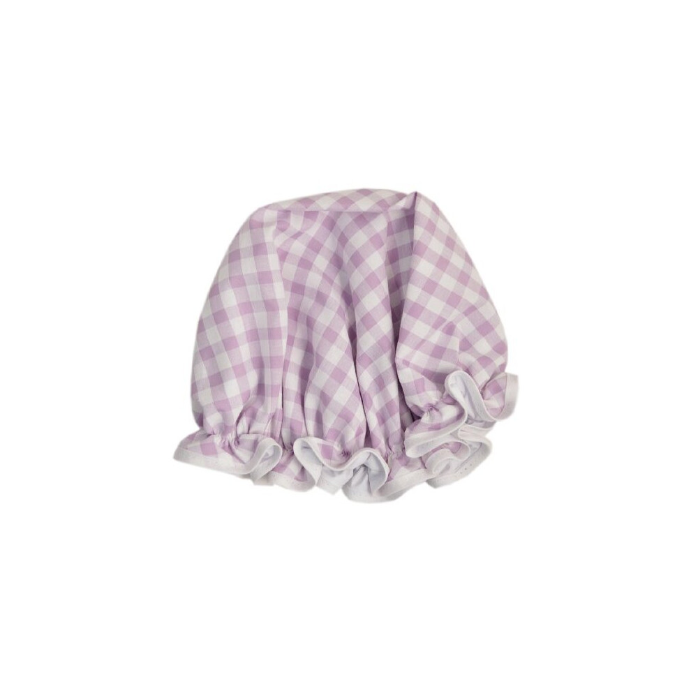 Vagabond Bags Ltd Shower Cap, Lilac Gingham