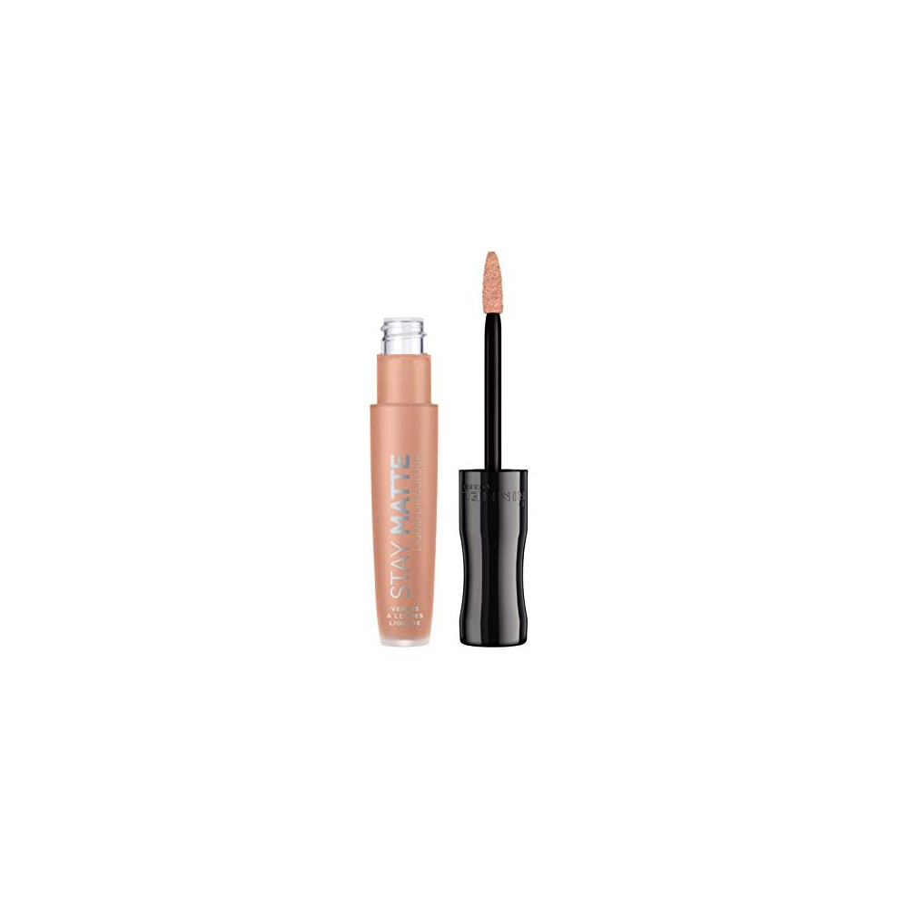 Rimmel Cream London Stay Matte Liquid Lipstick, Stripped, Nude Shade 2, 5.5 Ml