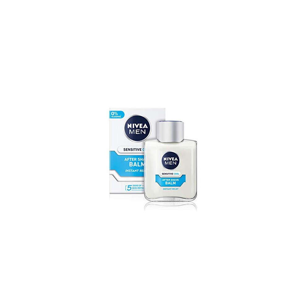 NIVEA MEN Sensitive Cooling Post Shave Balm Instant Relief, Pack of 3