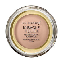 Max Factor Miracle Touch Foundation, New and Improved Formula, SPF 30 and Hyaluronic Acid, 55 Blushing Beige