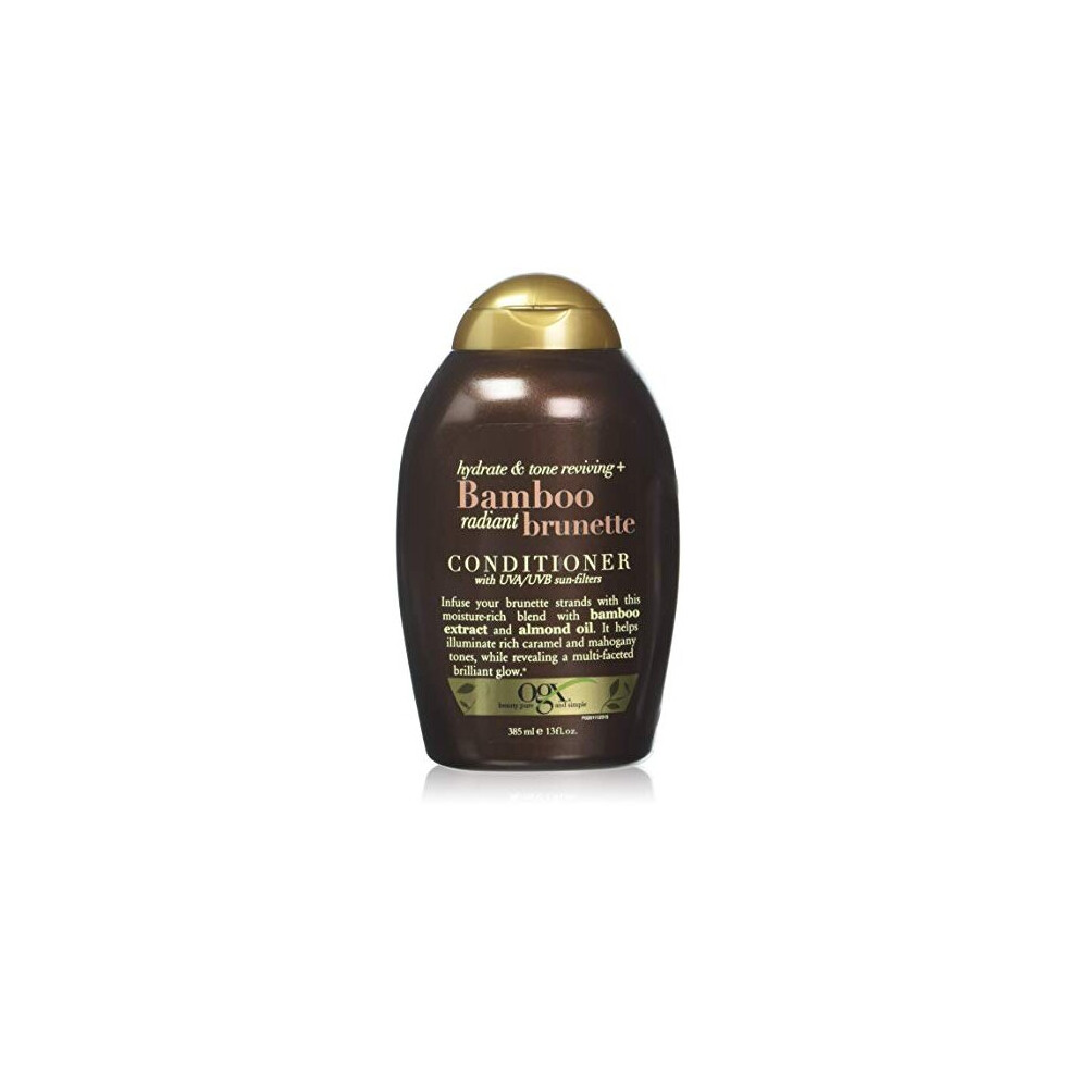 OGX Hydrate & Tone Reviving + Bamboo Radiant Brunette Conditioner, 385 ml