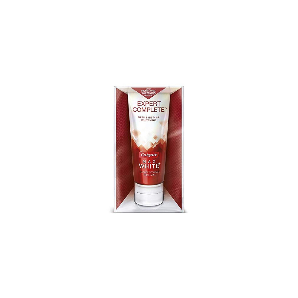 Colgate Max White Expert Complete Whitening Toothpaste, 75ml