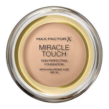 Max Factor Miracle Touch Foundation, New and Improved Formula, SPF 30 and Hyaluronic Acid, 43 Golden Ivory