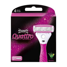 Wilkinson Sword Quattro for Women Razor Blade Refills x6