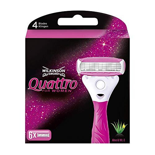 Wilkinson Sword Wilkinson Sword Quattro for Women Razor Blade Refills x6