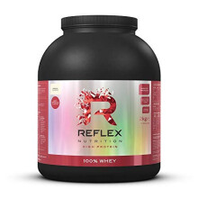 Reflex Nutrition 100% Whey Protein Powder Pure Whey Concentrate & Amino Acids Amazing New Taste No Added Sugar Protein Powder (Vanilla, 2kg)