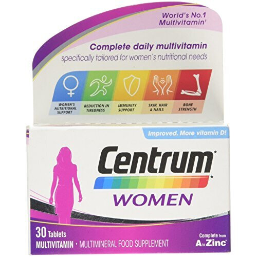Centrum Centrum Multivitamin Tablets for Women, Pack of 30