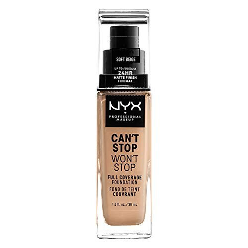 NYX Professional Makeup NYX PROFESSIONAL MAKEUP Can't Stop Won't Stop Foundation 24ωρη πλήρης κάλυψη με ματ φινίρισμα - απαλό μπεζ