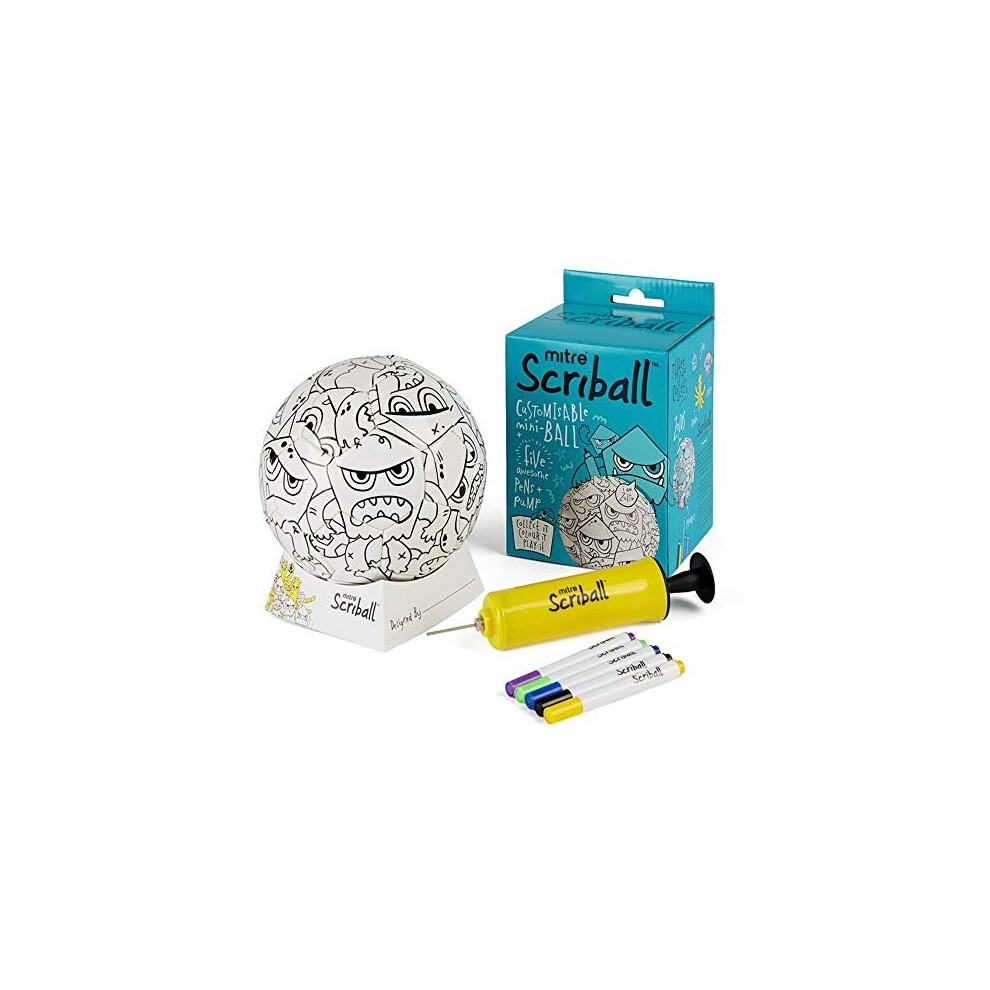 Mitre Scriball Personaliseable Mini Football, Zultz