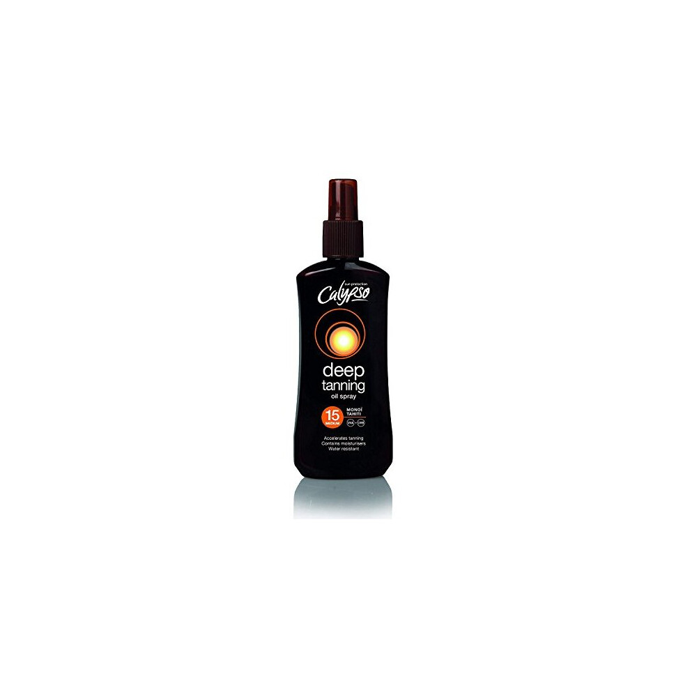 Calypso Deep Tanning Monoi Tahiti Oil Spray with SPF15, 200 ml, CALT15MON