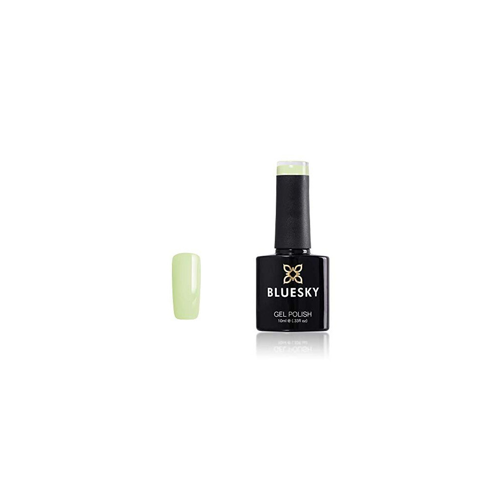 Bluesky Gel Nail Polish, Pastel Neon Collection, Pistachio Gelato, PN05, 10 ml, Green (Requires curing under UV/LED Lamp)