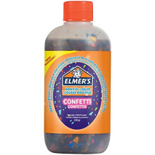 ElmerâÃÃs Confetti Slime Activator | Magical Liquid Glue Slime Activator | 245 g Bottle | Great for Making Confetti Slime