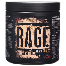 Warrior RAGE Pre-Workout Powder 392g – Krazy Cola – High Caffeine Energy & Focus, 45 Servings – B67-K