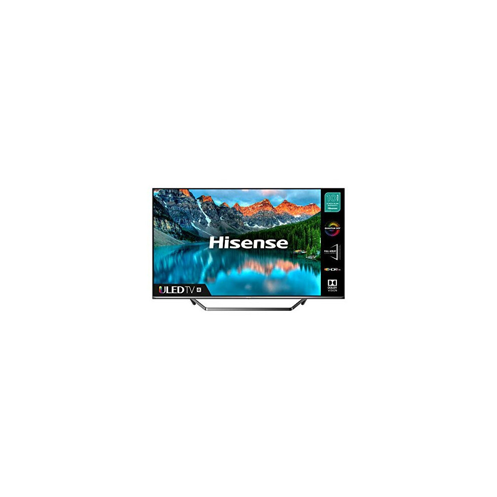 HISENSE 55U7QFTUK Quantum Series 55-inch 4K UHD HDR Smart TV with Freeview play, and Alexa Built-in (2020 series)