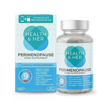 Health & Her Perimenopause Food Supplement Capsules | 60 Capsules | 1 Month Supply